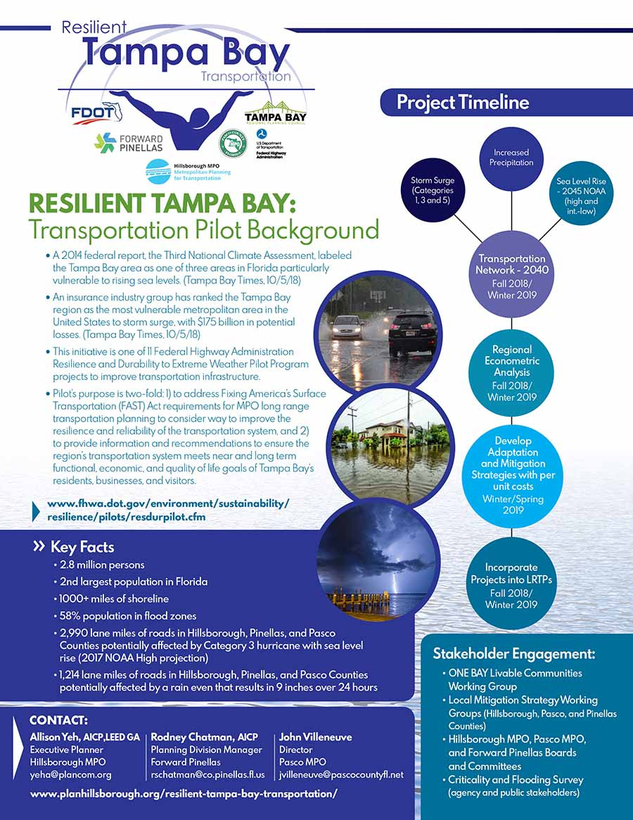 Learn more about Resilient Tampa Bay Transportation here